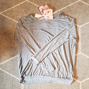 Adore me lyanna tie back long sleeve shirt